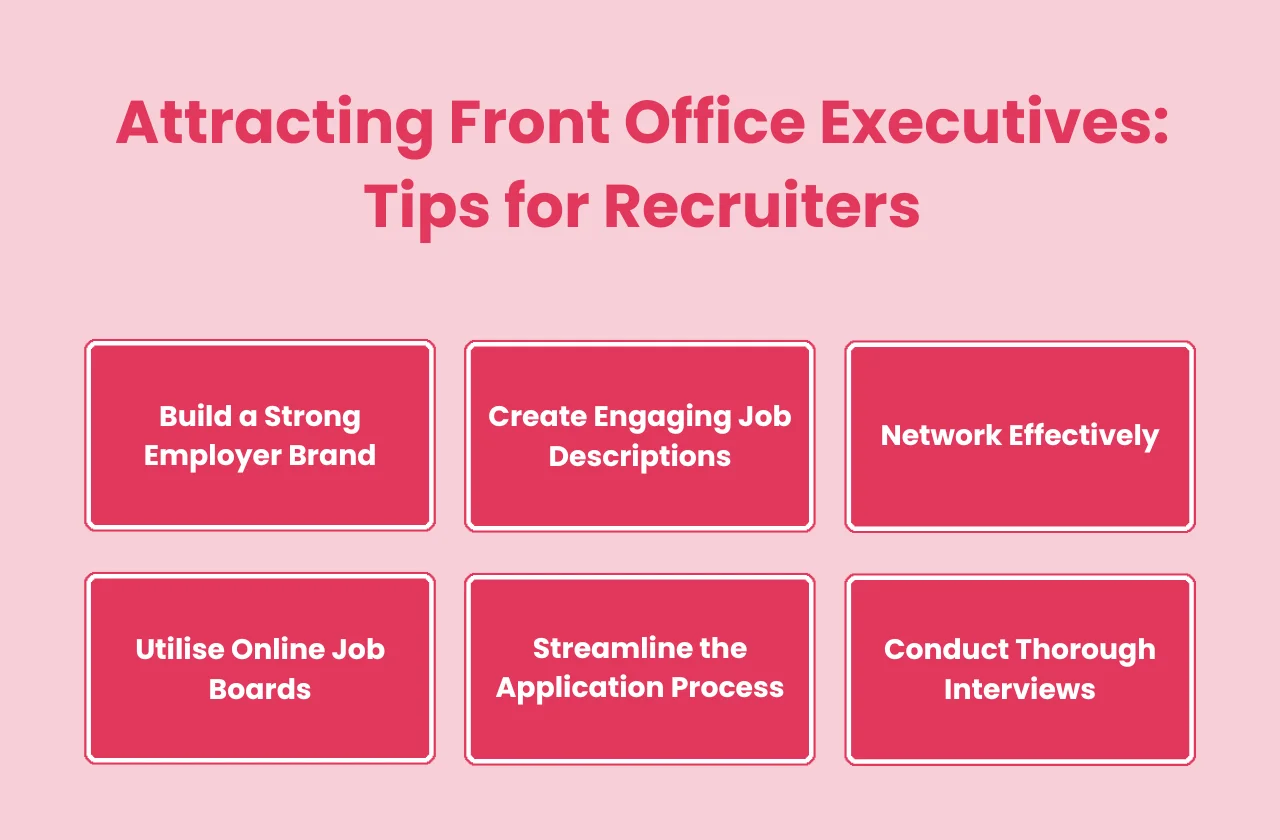 attracting front office executives tips recruiters