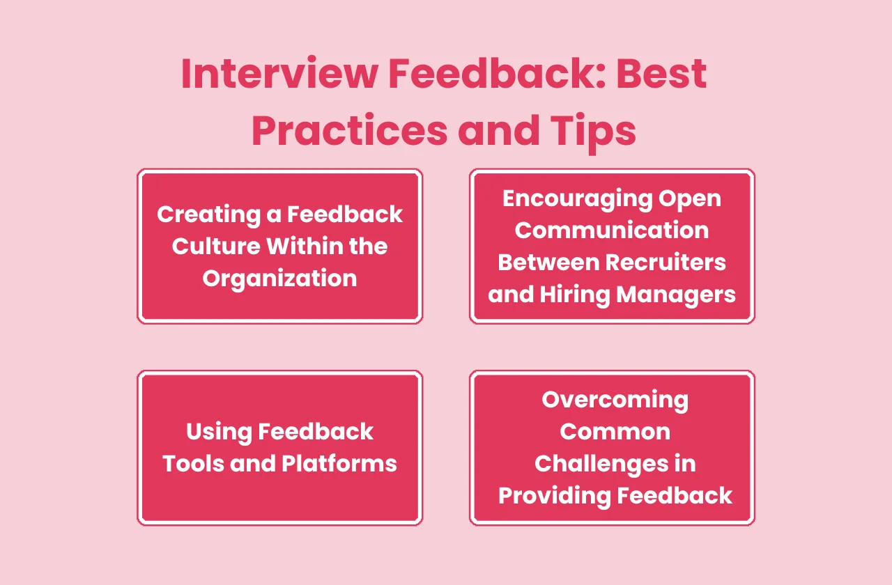 interview feedback best practices tips