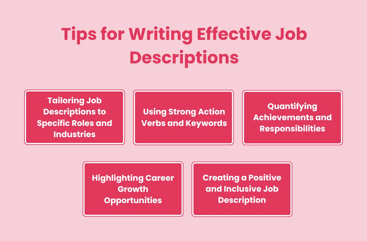 tips writing effective job descriptions