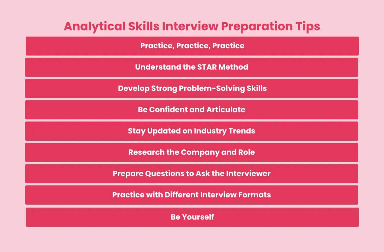 Analytical Skills Interview Preparation Tips