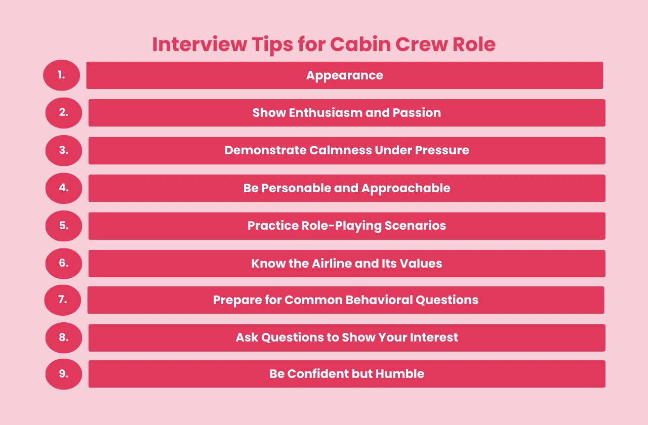 Interview Tips Cabin Crew Role